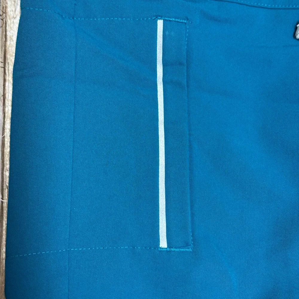 FIGS pacific Blue Scrub Pants Men's XS Drawstring Elastic cargo po#‎ 2092